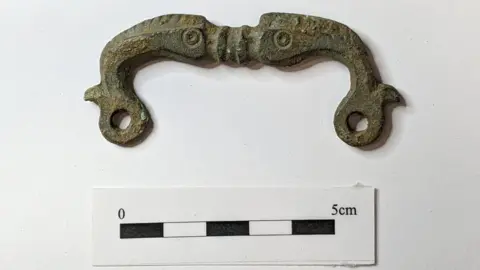 Oxford Archaeology Roman helmet attachment