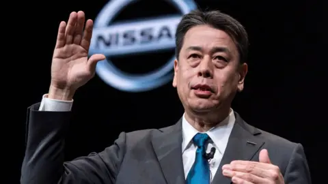 Getty Images Nissan boss Makoto Uchida