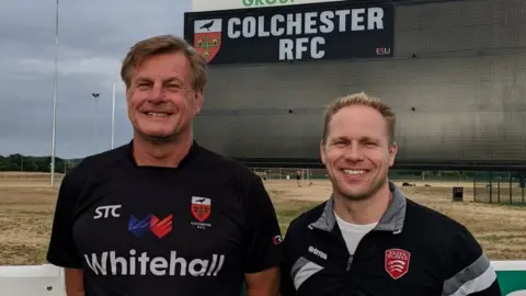 University of Essex/East News Colchester chairman Karl O’Brien and Dr Ben Jones