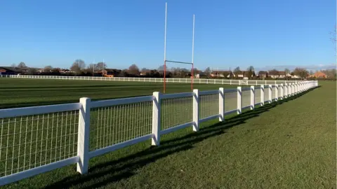 BBC Fence at Longlevens Rugby Club