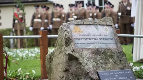 Worcester City Council Gheluvelt Park war memorial
