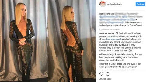 Instagram/Amanda Holden Amanda Holden wearing the dress