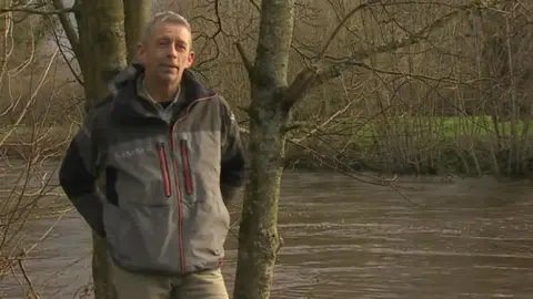 Stuart Llewellyn at River Conwy, Llanrwst