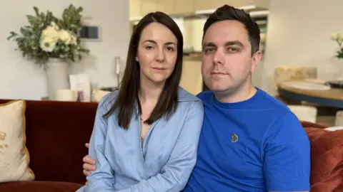 Steve Hubbard/BBC Rachael and Chris Thorold