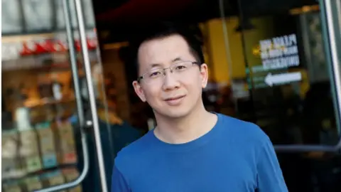 Reuters Zhang Yiming, founder and global CEO of ByteDance, the Chinese company which operates TikTok