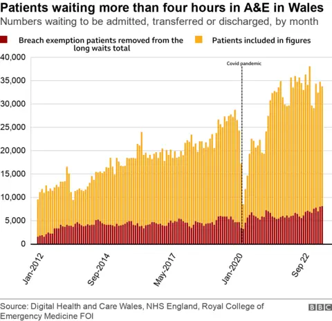 Exemption figures chart