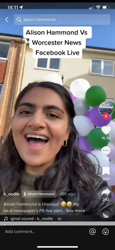 Worcester News Still from the live