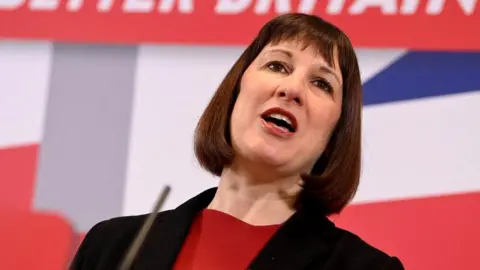 Reuters Shadow Chancellor of the Exchequer Rachel Reeves speaks at a Labour Party event in London, Britain, February 27, 2023