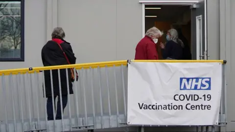 Getty Images Askham Bar vaccination centre in York