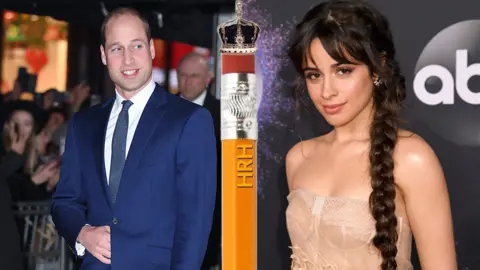 Getty Images Prince William and Camila Cabello