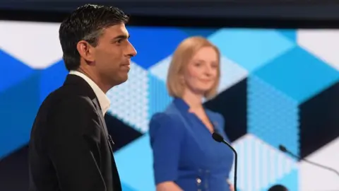 Rishi Sunak and Liz Truss