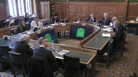 HOC Prof Gerry Holtham left and