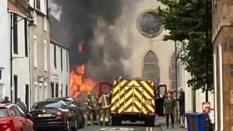 Pittenweem Fish Bar fire