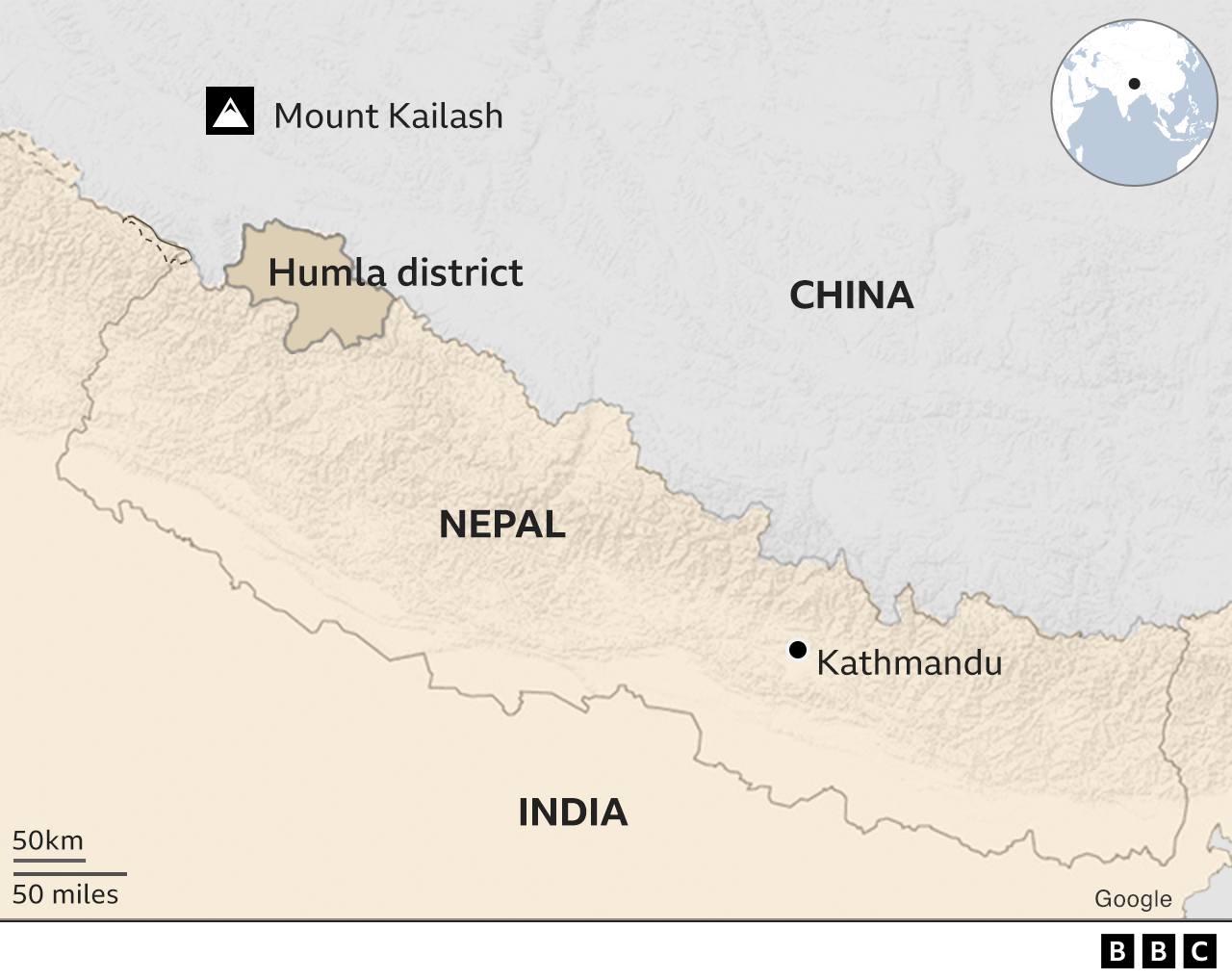 China encroaching along Nepal border - report - BBC News