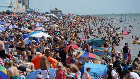 PA Media Southend beach