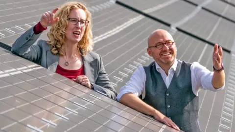 PA Media Lorna Slater and Patrick Harvie