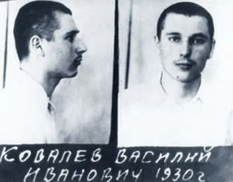 Radchenko Evgeny Soviet mugshot of Kovalyov