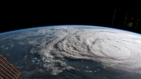 NASA Hurricane Harvey from space