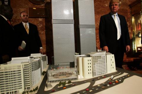 Trump's fortune drops $800m in one year - BBC News