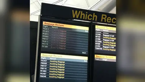 Ciaran Fitzgerald-Morgan Baggage reclaim area at Stansted