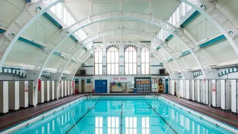 James O. Davies, Historic England Moseley baths