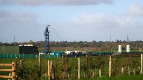 Reuters Fracking site in Lancashire