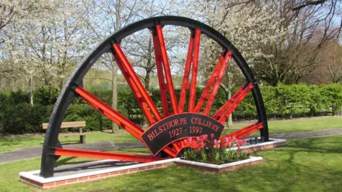 Bilsthorpe Heritage Museum Memorial wheel