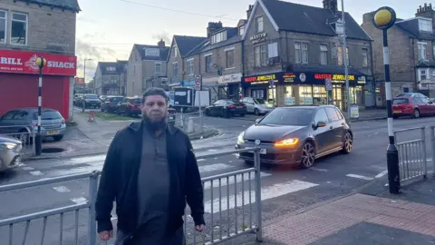 Mohammad Haleem Tahir Zeb at the crossing