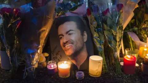 PA George Michael tributes