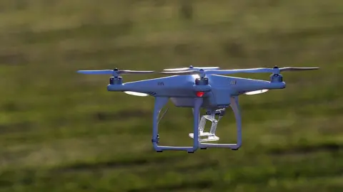 Getty Images DJI drone in flight