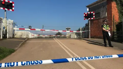 BBC Stoke Canon level crossing