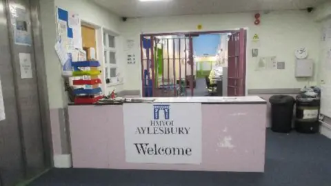 HM Inspectorate of Prisons Welcome area at HMP Aylesbury