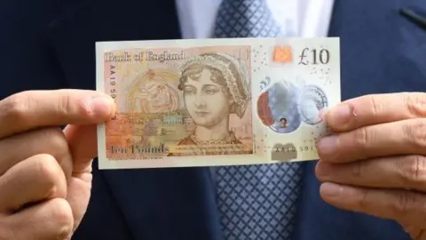 Getty Images Jane Austen £10 note