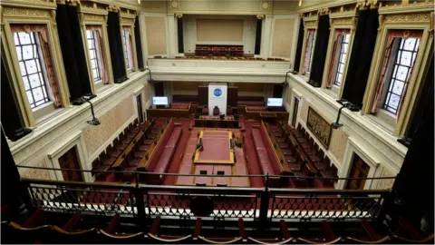 Pacemaker The Senate chamber at Stormont's Parliament Buildings