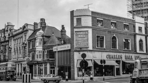 Jack Roberts Archives Westlegate's junction with Red Lion Street in Norwich