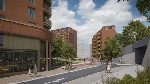 Artist impression Bedminster Green