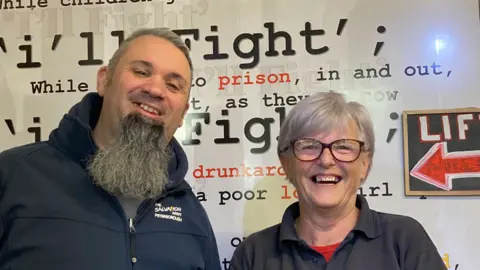 Jozef Hall/BBC Will Cleaver and Philippa Millard