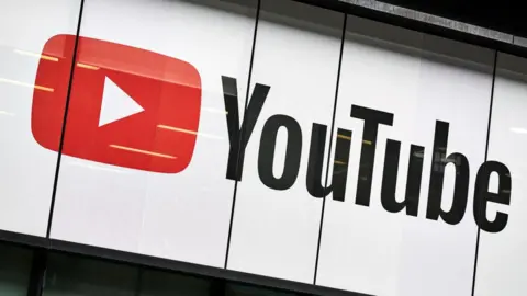 Getty Images YouTube sign