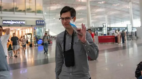 AFP/Getty Images Alek Sigley, an Australian student who was detained in North Korea