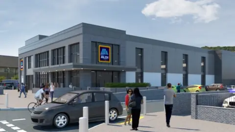 Aldi Proposed Aldi store in Aberystwyth