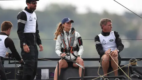 PA Media The Duchess of Cambridge and her crew