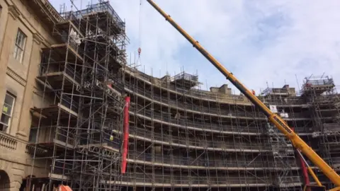 BBC Buxton Crescent work