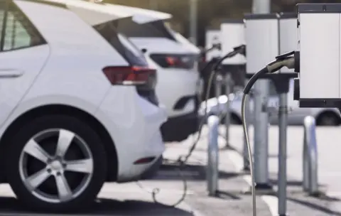 Getty Images Electric car charging point