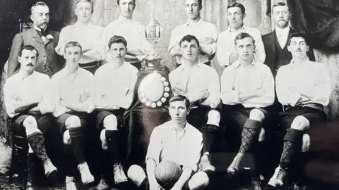 Norman Jacobs The Clacton Town football side