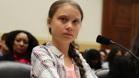 Getty Images Teenage campaigner Greta Thunberg