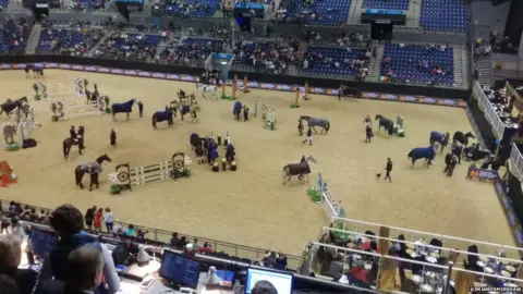 @imjamesforshaw Horses at the Liverpool International Horse Show