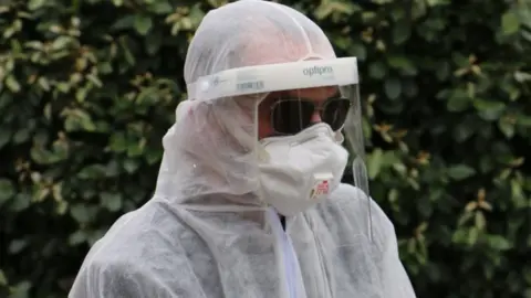 Pembrokeshire Herald James Allchurch arriving at court in Haverfordwest