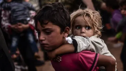 Getty Images Syrian children