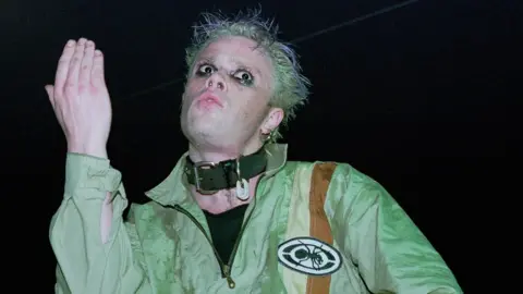 Phil Dent/Getty Keith Flint of the Prodigy