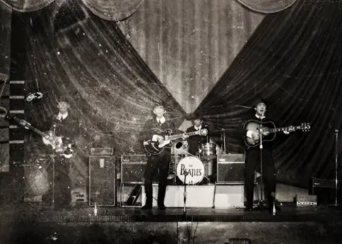 Peter Harrison Beatles in Great Yarmouth in 1963